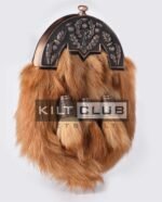 Bronze Thistle Red Fox Full Dress Sporran - Image 3