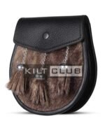 Brown Seal Fur Semi Dress Sporran - Image 2