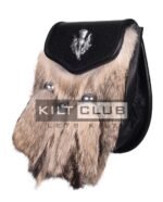 Coyote Fur Semi Dress Sporran - Image 2