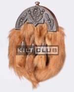 Bronze Thistle Red Fox Full Dress Sporran - Image 2