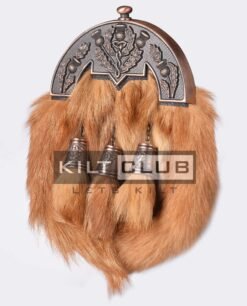 Alternative view of Bronze Thistle Red Fox Full Dress Sporran