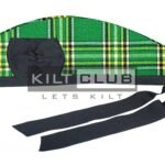 Irish Green Tartan Cap