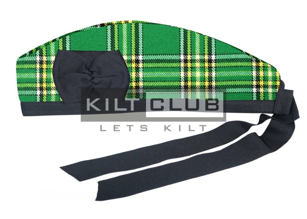 Irish Green Tartan Cap