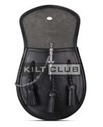 Black Leather Pin Lock Embossed - Image 2