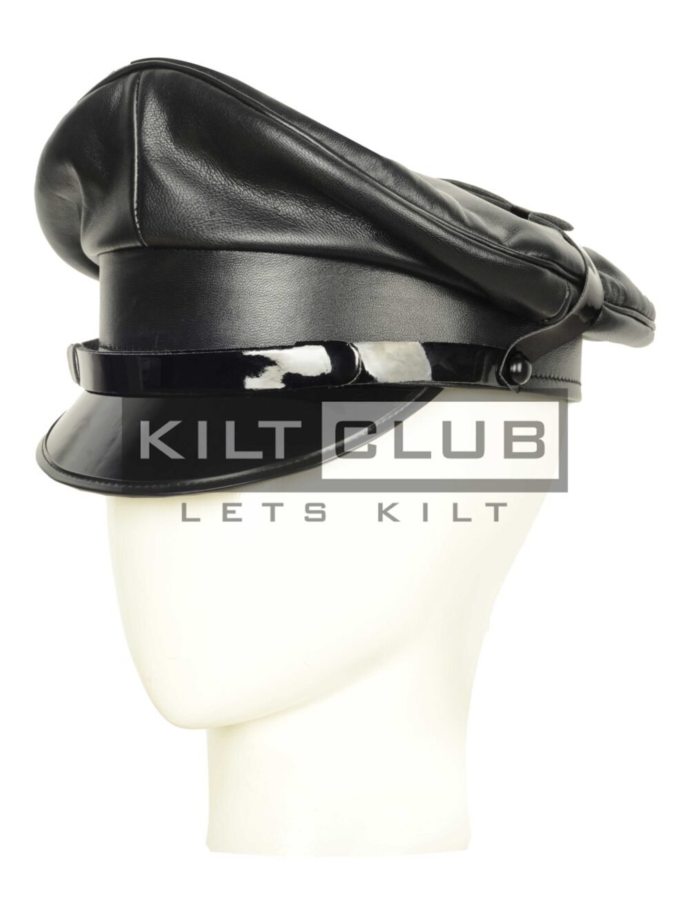 Black Leather Muir Hat