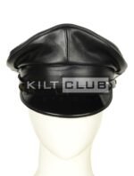 Black Leather Muir Hat - Image 2