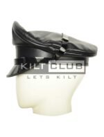 Black Leather Muir Hat - Image 3