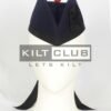 Plain Navy Blue Wool Cap