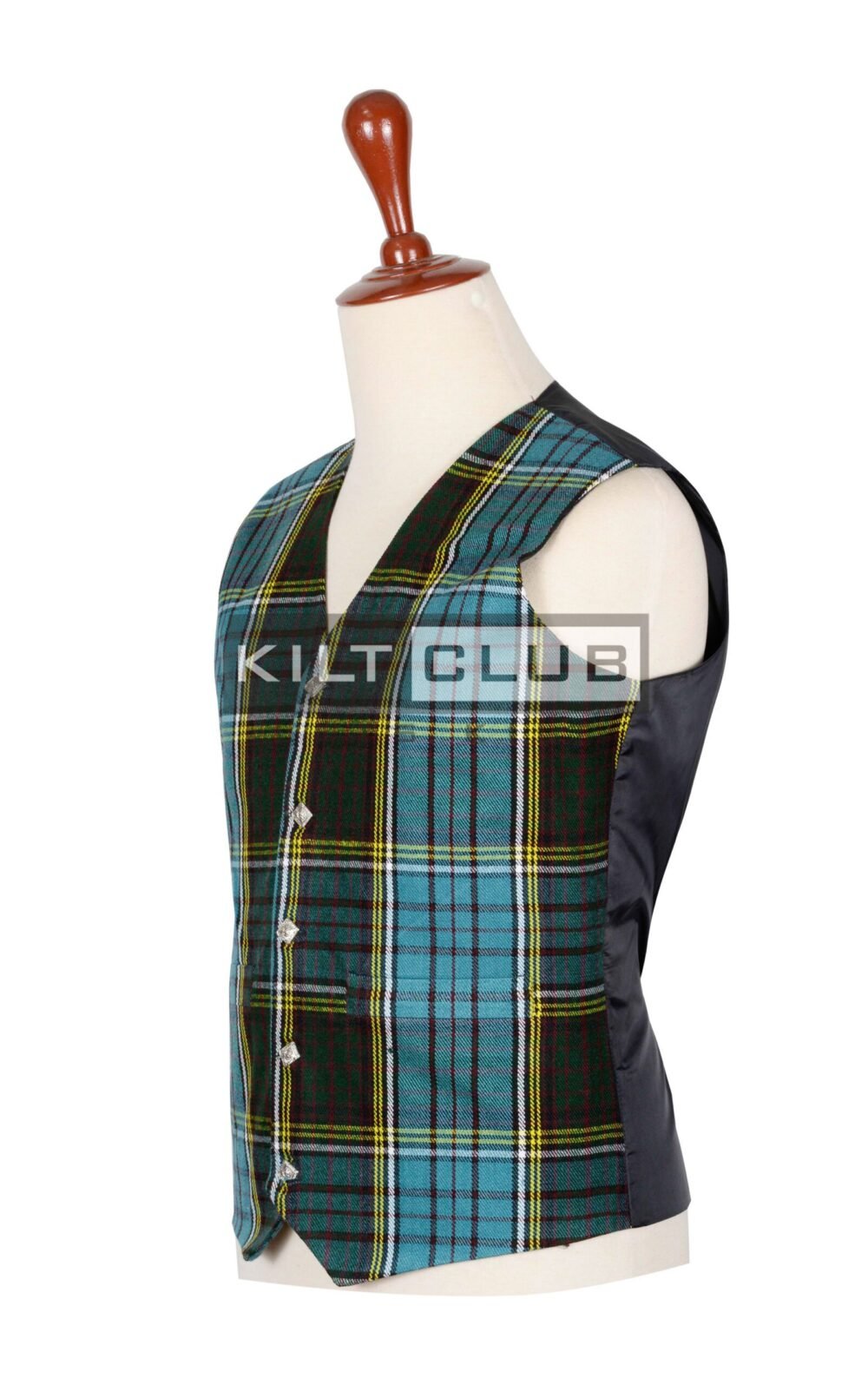 Anderson Tartan 5 Buttons Argyll Waistcoat
