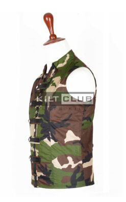 Alternative view of Army Camo Waistcoat