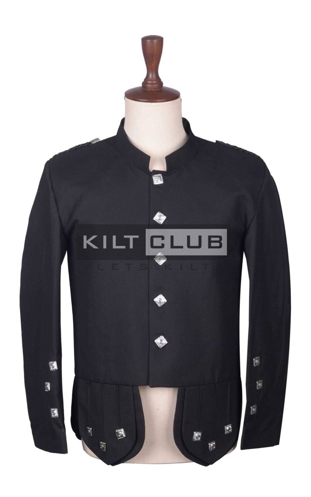 Black Serge Wook Kenmore Doublet Jacket