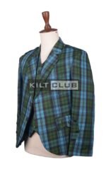 Black Stewart Scottish Jacket - Image 3
