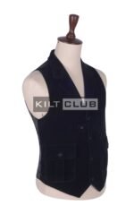 Black Velvet Waistcoat - Image 3