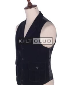 Alternative view of Black Velvet Waistcoat