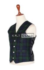 Black Watch Tartan Waistcoat - Image 2