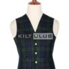 Black Watch Tartan Waistcoat