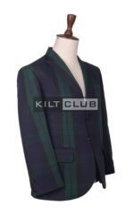 Black Watch Tartan Blazer Jacket - Image 2