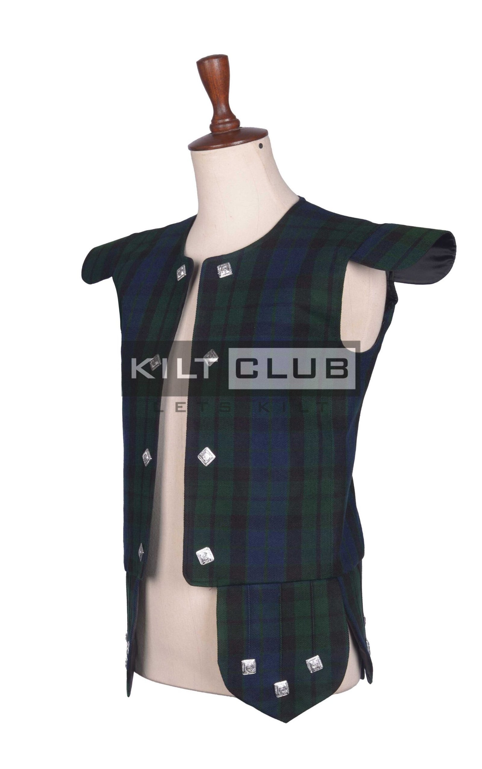 Black Watch Tartan Chieftain Vest