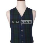Black Watch Tartan Scottish Waistcoat