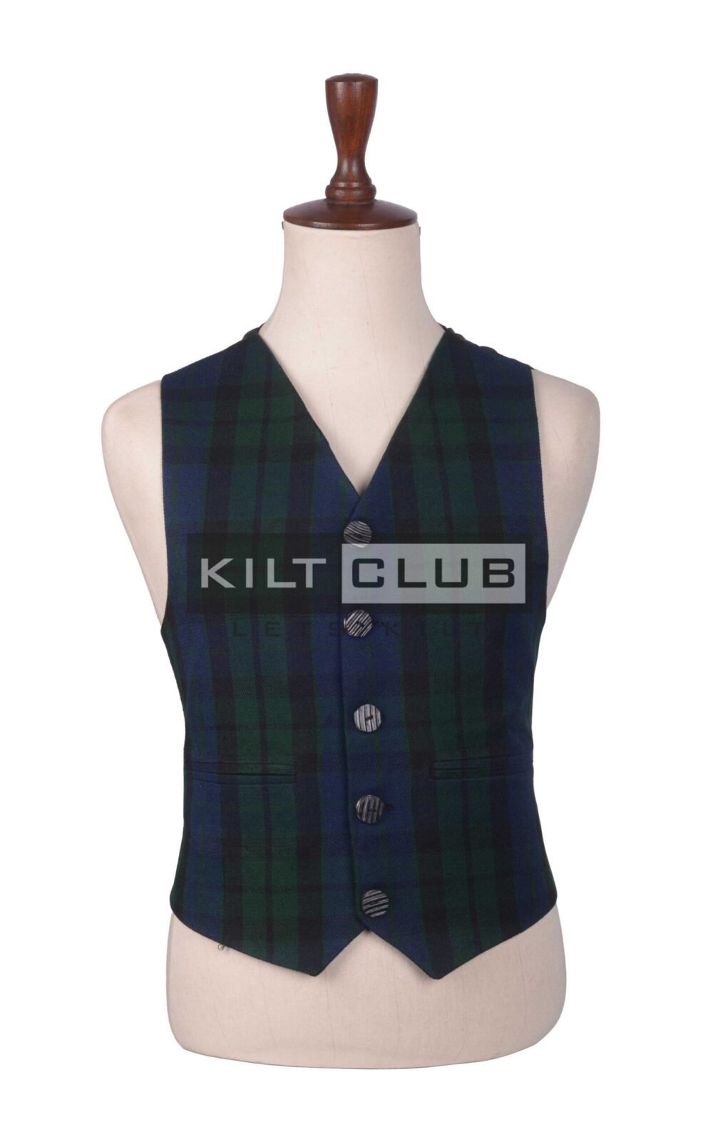 Black Watch Tartan Scottish Waistcoat