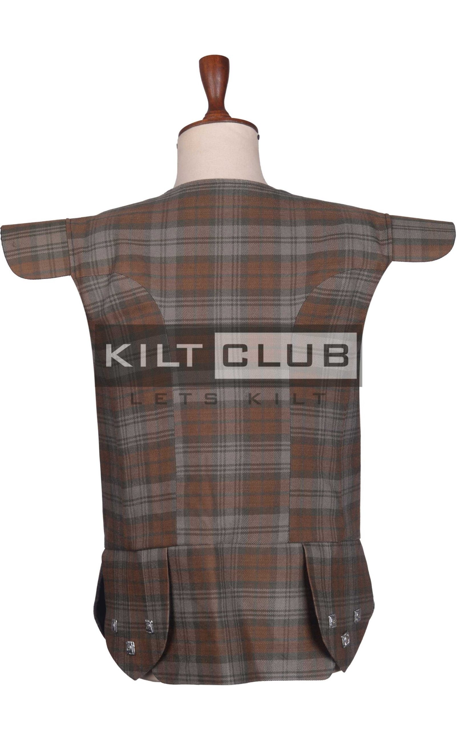 Black Watch Weathered Tartan Chieftain Vest - Image 4