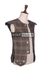 Black Watch Weathered Tartan Chieftain Vest - Image 3
