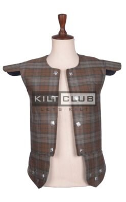 Black Watch Weathered Tartan Chieftain Waistcoat
