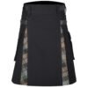 Black Watch Weathered Cotton Hybrid Utility Kilt
