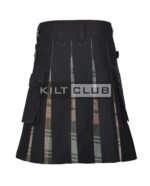 Black Watch Weathered Tartan Utility Kilt