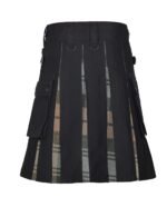 Black Watch Weathered Cotton Hybrid Utility Kilt
