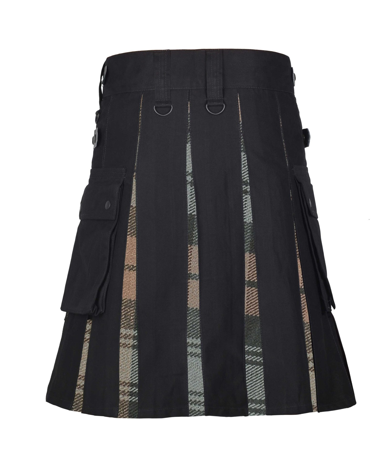 Black Watch Weathered Cotton Hybrid Utility Kilt