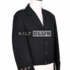 Black Wool Balmoral Doublet Jacket