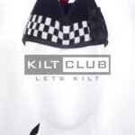 Black Wool - Black White Diced Cap