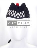 Black Wool - Black White Diced Cap