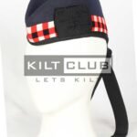 Black Wool - Black Red White Diced Cap