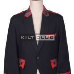 Black Wool and Tartan Jacket