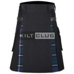 Blue Douglas Tartan Hybrid Kilt
