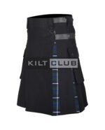 Blue Douglas Tartan Hybrid Kilt - Image 2