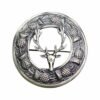 Scottish Antique Pin Brooch Stag Head