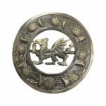 Scottish Antique Pin Brooch Welsh Dragon