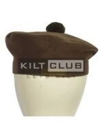 Brown Plain Balmoral Cap - Image 3