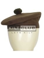 Brown Plain Balmoral Cap