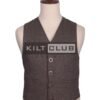 Brown Tweed 5 Buttons Argyll Waistcoat