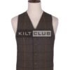 Brown Tweed Kilt Waistcoat
