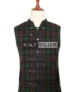 Brown Watch Tartan Fashion Waistcoat