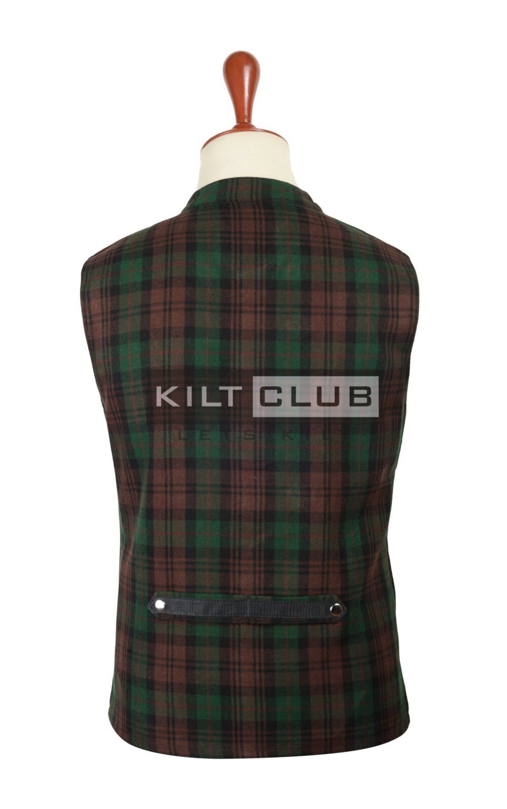 Brown Watch Tartan Fashion Waistcoat