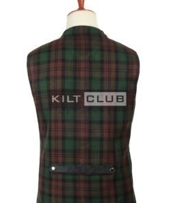 Brown Watch Tartan Fashion Waistcoat