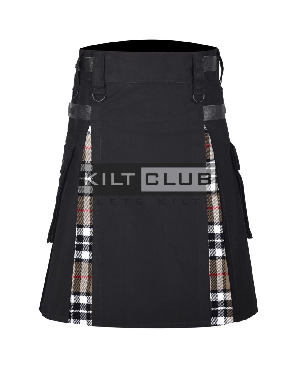 Camel Thompson Tartan Hybrid Kilt