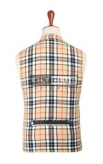 Camel Thomson Tartan Fashion Waistcoat - Image 2
