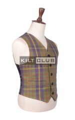 Cameron Hunting Ancient Tartan Waistcoat - Image 2